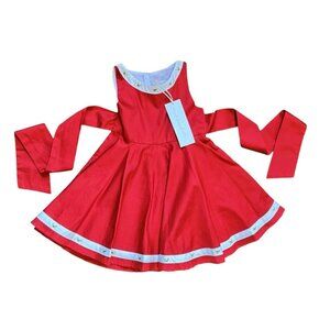NWT Well Dressed Wolf Holly Berry Dress  2T